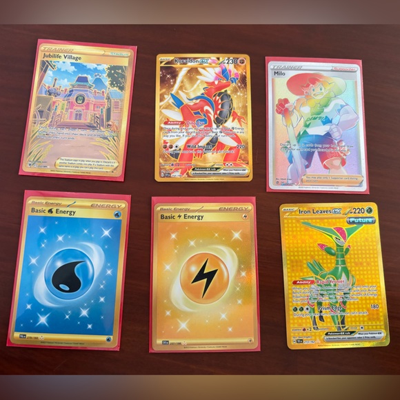 Pokemon Other - Pokémon: Gold and Rainbow cards (6)